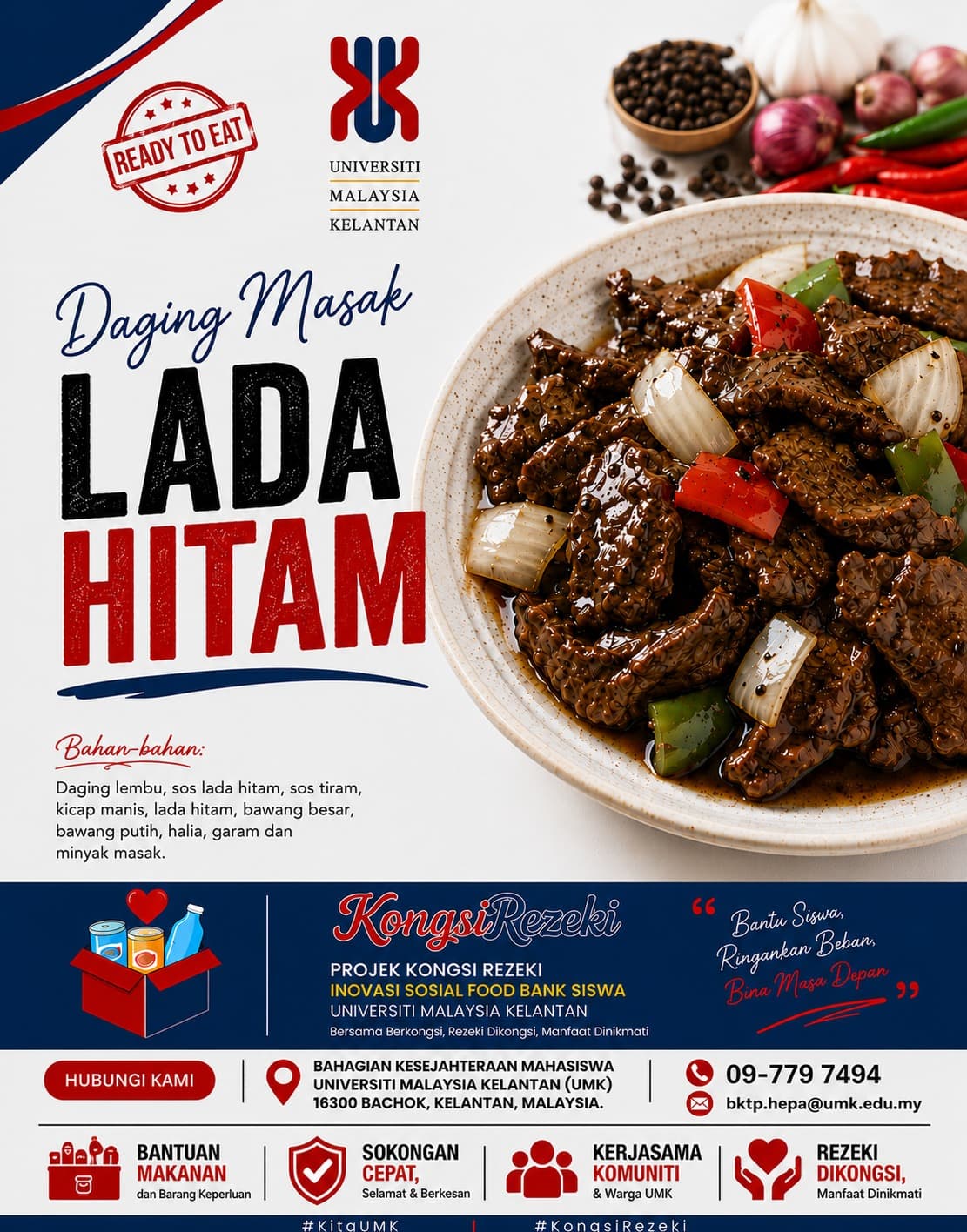 Menu: Daging Masak Lada Hitam