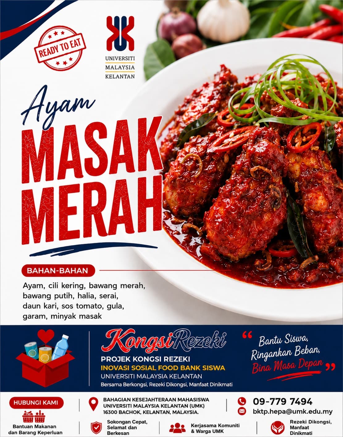 Menu: Ayam Masak Merah